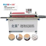 Quality Goods 45 Degrees Automatic Edge Banding Machine for Furniture Facades Wood Machinery Core Motor Bearing PLC Gearbox