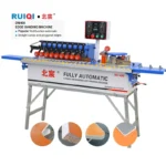 Hot Air Best Edgebander on the Market Woodworking Factory Edge Banding Machine for Office Furniture Cabinet Doors
