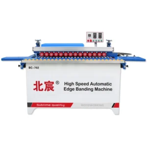 DW702 High-Power PLC Wood Edge Banding Machine Plywood Production Mini Automatic Scraping Gluing Functions Portable Melamine