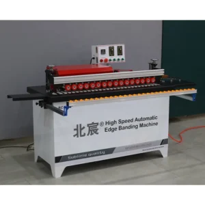 Factory Direct 45 Degree MDF Edging Machine Furniture Edge Banding Machinery with Motor Bearing PLC Core Components