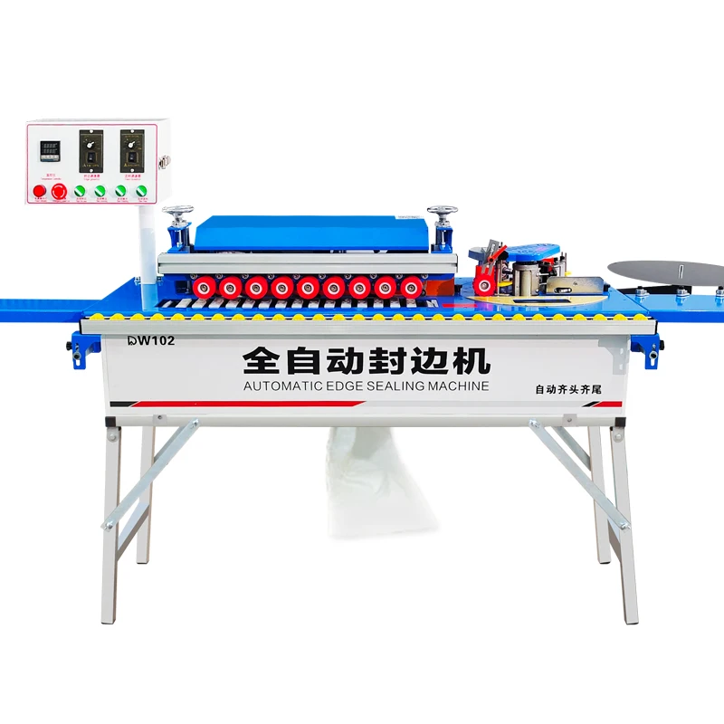 Automatic Linear/ Curve Edge Banding Machine for Plywood Production Woodworking Machinery Chinese Factories Core Bearing