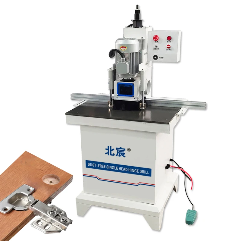 Hot Sales CNC Wood Boring Hinge Drilling Machine New Bore Well Drill Bit Sharpening Machines Motor PLCT Single Line Component