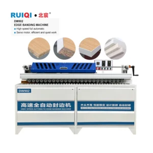 Factory Made Cheap Edgebander Full Automatic Plate Edge Banding and Trimming Machine