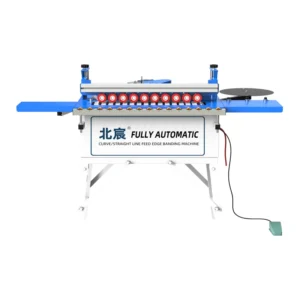 New Condition Automatic Edge Banding Machine for MDF Woodworking for Manufacturing Plant Use with Core Motor Gearbox Components