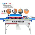 Beichen DW102 Automatic Wood Based Panels Machinery Woodworking Glue Sealing Edge Banding Machine Motor Bearing PLC