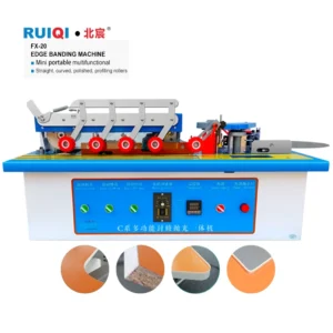 Popular Mini Woodworking Edge Banding Machine with Motor and Gear for Small Scale Projects 2500W