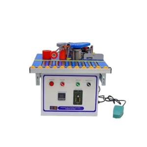 Small Edge Banding Machine Benchtop Semi-Automatic 1000W Hot Melt Glue System for Furniture Edge Sealing