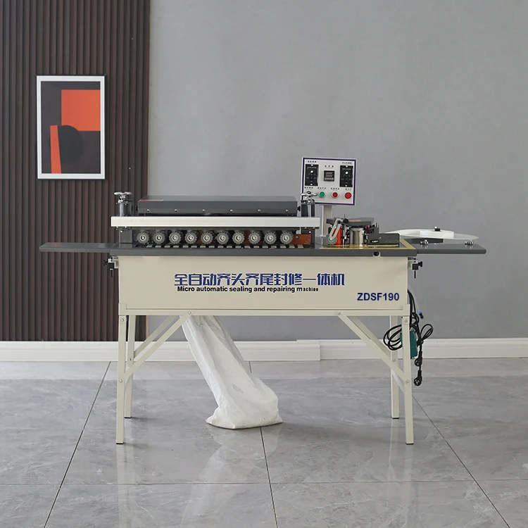Plywood Making Machine Small Type Full Automatic Edge Banding Machine With Trimming