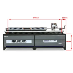 Woodworking Automatic 45 Degree Bevel Straight Edge Banding Machine for MDF. PVC. ABS and Wood Panels