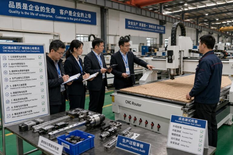 How to Audit China CNC Router Manufacturers: 4-Dimensional Factory Visit Checklist